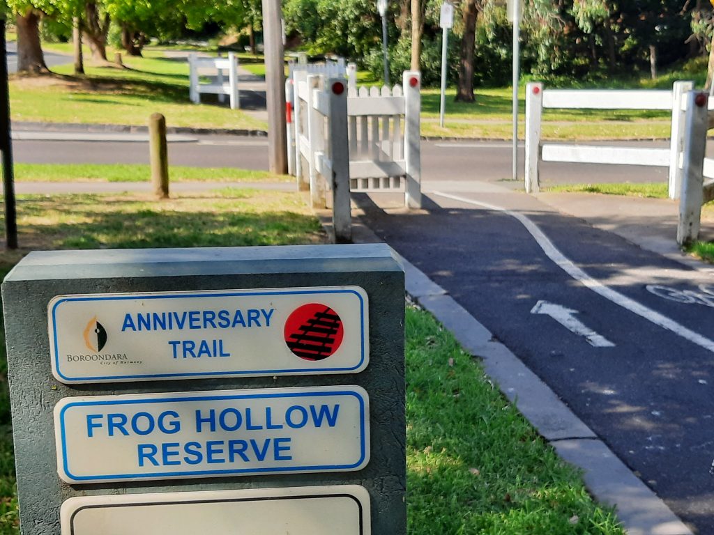 Anniversary Trail at Frog Hollow Reserve