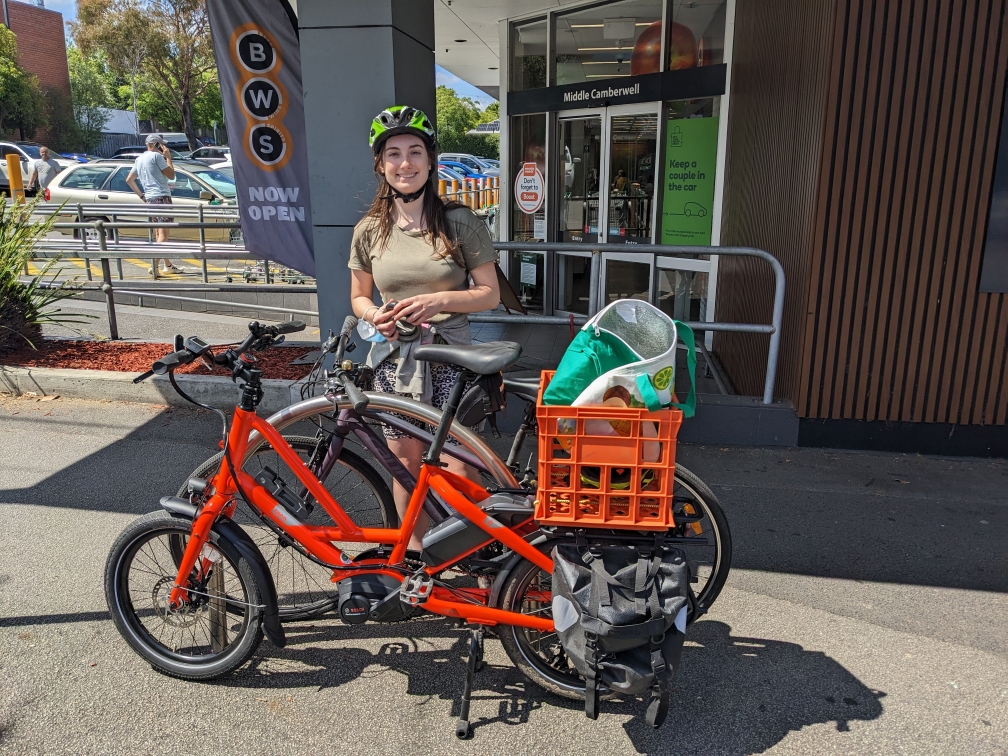 Going shopping with an eBike