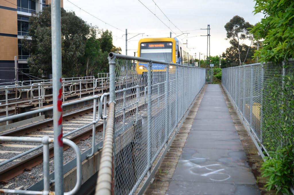 Pedestrian bridge over Warrigal Road